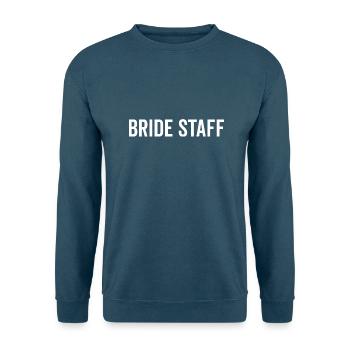 Braut-Stab - Unisex Pullover - Indigoblau - Vorne