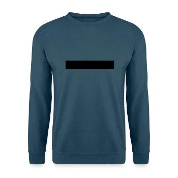 STRICH - Querstrich - Längsstrich - LINE - MINUS - Unisex Pullover - Indigoblau - Vorne