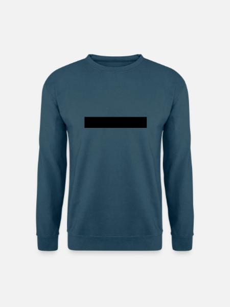 STRICH - Querstrich - Längsstrich - LINE - MINUS - Unisex Pullover - Indigoblau