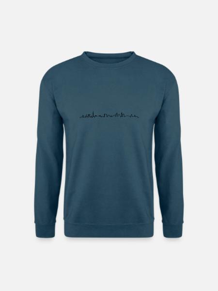 Skyline Ruhrgebiet Linie - Unisex Pullover - Indigoblau