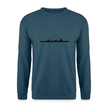 Skyline - Dortmund - Unisex Pullover - Indigoblau - Vorne