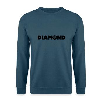 diamond - Unisex Pullover - Indigoblau - Vorne