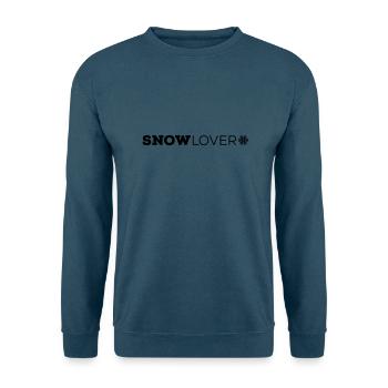 SNOW Lover Ärmel - Unisex Pullover - Indigoblau - Vorne