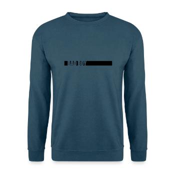Bad Boy Spruch - Unisex Pullover - Indigoblau - Vorne