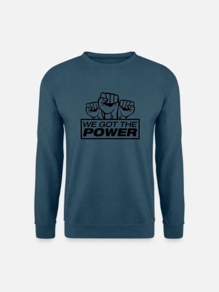 we_got_the_power_c1 - Unisex Pullover - Indigoblau