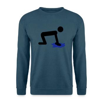 putzen - Unisex Pullover - Indigoblau - Vorne