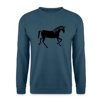 horse - Unisex Pullover - Indigoblau - Vorne