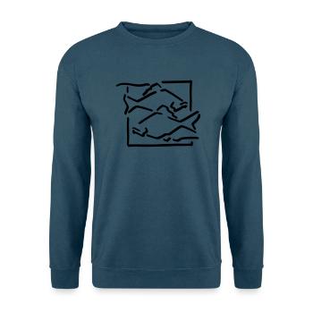Sternzeichen Fische - Unisex Pullover - Indigoblau - Vorne