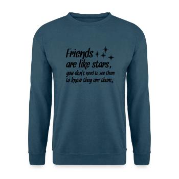 Friends - Unisex Pullover - Indigoblau - Vorne