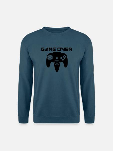 Game Over - Unisex Pullover - Indigoblau