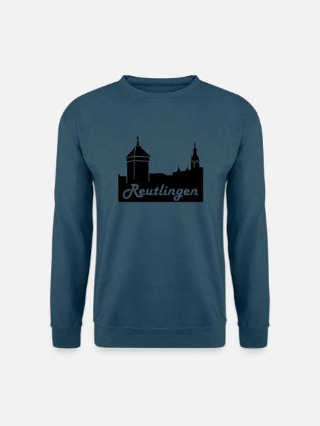 Reutlingen Skyline - Unisex Pullover - Indigoblau