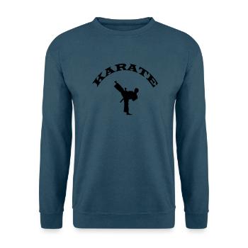 karate - Unisex Pullover - Indigoblau - Vorne