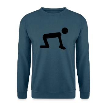 putzen - Unisex Pullover - Indigoblau - Vorne