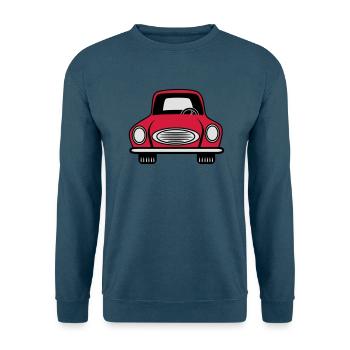 Auto grill Wagen Fahrzeug - Unisex Pullover - Indigoblau - Vorne