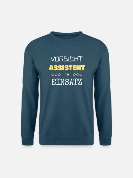 Assistent - Unisex Pullover - Indigoblau