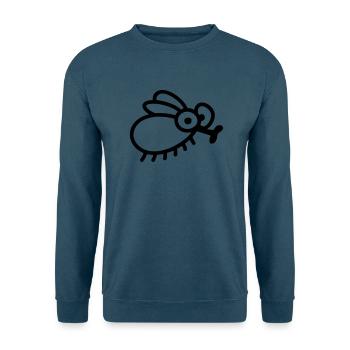 Fliege - Line - Unisex Pullover - Indigoblau - Vorne