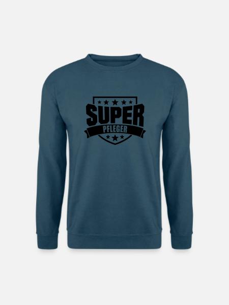 Super Pfleger - Unisex Pullover - Indigoblau
