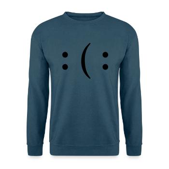 Lachen Lächeln Gute Laune Schlechte Laune Smile - Unisex Pullover - Indigoblau - Vorne