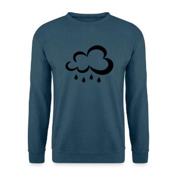 Regenwolke - Unisex Pullover - Indigoblau - Vorne