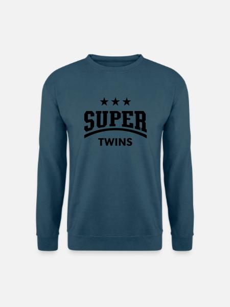 Super Twins - Unisex Pullover - Indigoblau