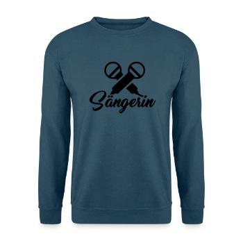 Sängerin - Unisex Pullover - Indigoblau - Vorne