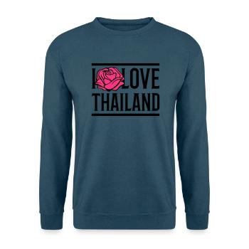 i love thailand - Unisex Pullover - Indigoblau - Vorne
