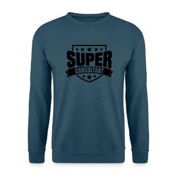 Super Consultant - Unisex Pullover - Indigoblau - Vorne