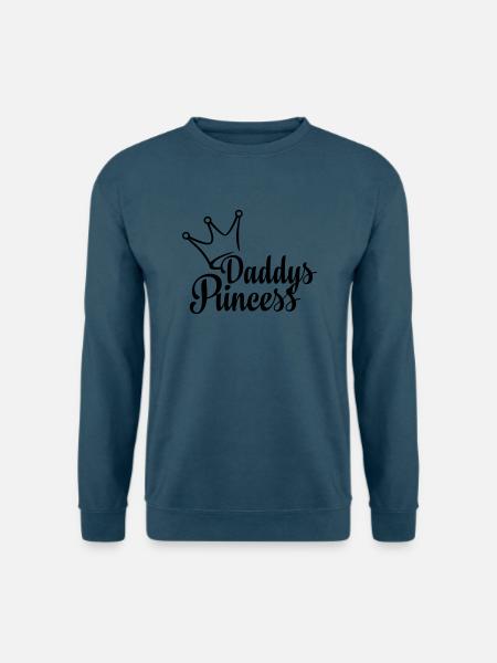 Daddys Princess (dh) - Unisex Pullover - Indigoblau