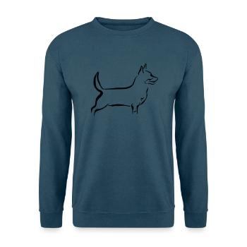 Lancashire Heeler - Unisex Pullover - Indigoblau - Vorne