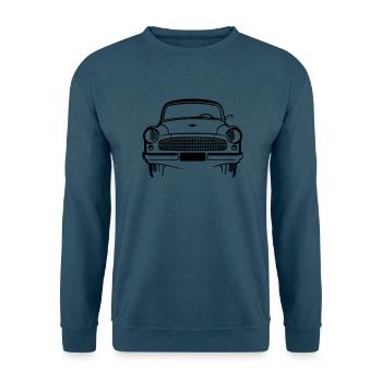 Wartburg 311 Front - Unisex Pullover - Indigoblau - Vorne