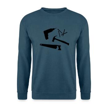 Werkzeug - Unisex Pullover - Indigoblau - Vorne