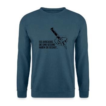 Avocado 7 - Unisex Pullover - Indigoblau - Vorne