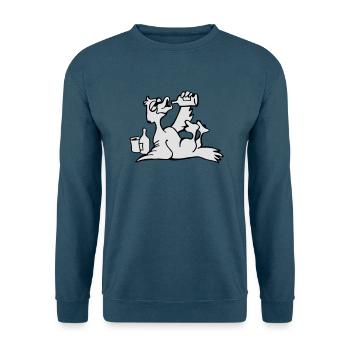 sauf Ente - Unisex Pullover - Indigoblau - Vorne