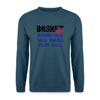 Basketball 05 - Unisex Pullover - Indigoblau - Vorne
