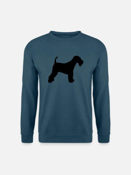 Airedale Terrier - Unisex Pullover - Indigoblau