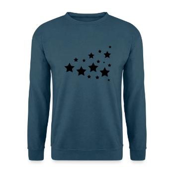 stars - Unisex Pullover - Indigoblau - Vorne