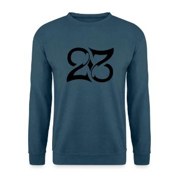 23_ambigramm - Unisex Pullover - Indigoblau - Vorne