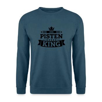 Der Pisten-King - Unisex Pullover - Indigoblau - Vorne