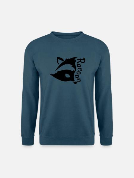 Raccon, Waschbär - Unisex Pullover - Indigoblau