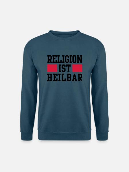 Religion ist heilbar - Unisex Pullover - Indigoblau