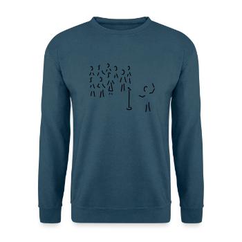 chor-gesang mit dirigent - Unisex Pullover - Indigoblau - Vorne
