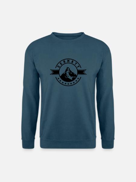 mountain zermatt - Unisex Pullover - Indigoblau