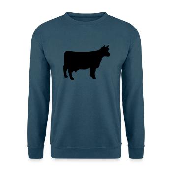 cow - Unisex Pullover - Indigoblau - Vorne