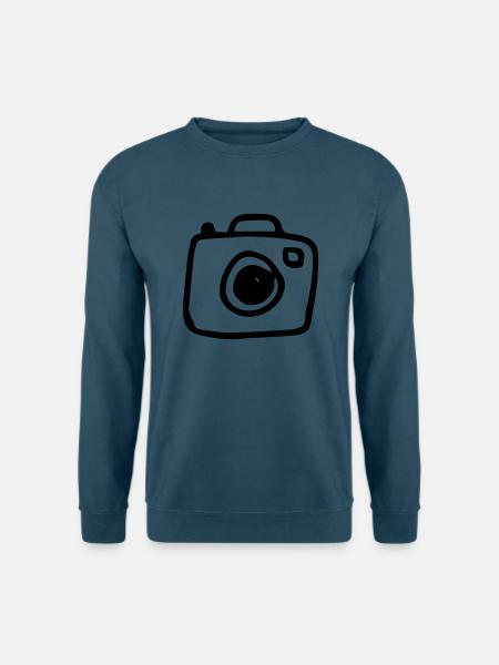 Kamera,photographisch,Bild,Ausrüstung,Studio,Linse - Unisex Pullover - Indigoblau