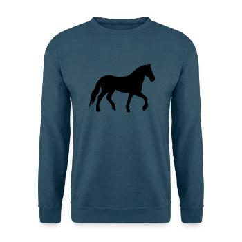 horse - Unisex Pullover - Indigoblau - Vorne