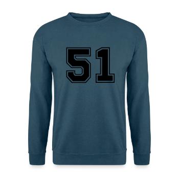 51 - Unisex Pullover - Indigoblau - Vorne