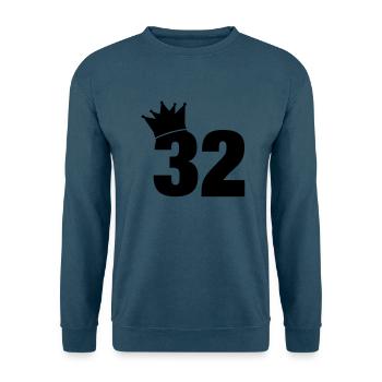 32_krone_f1 - Unisex Pullover - Indigoblau - Vorne