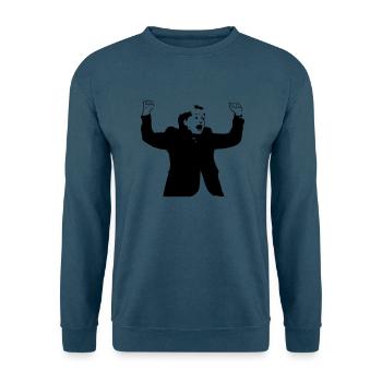 Fußballfan Angi Europameister Wahl 2021 Merkel - Unisex Pullover - Indigoblau - Vorne