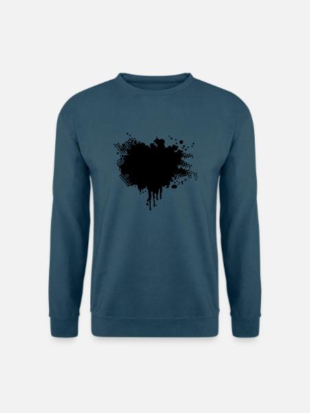 splatter - Unisex Pullover - Indigoblau