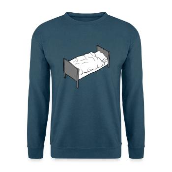 Bettgestell Schlafzimmer Möbel - Unisex Pullover - Indigoblau - Vorne
